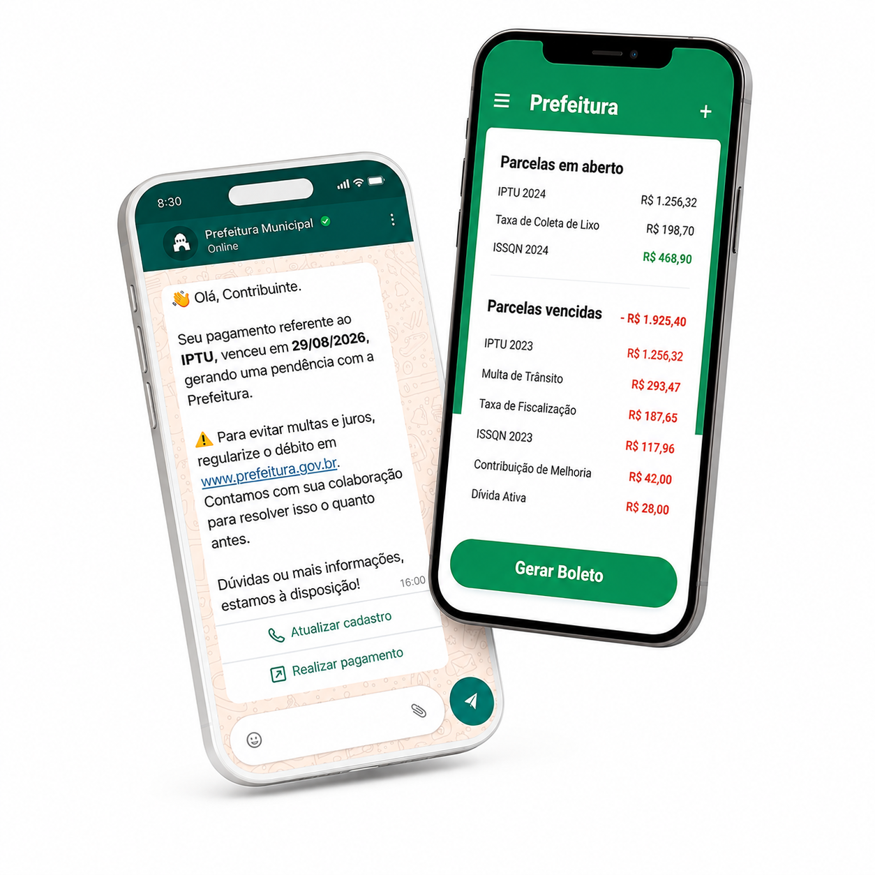 Atendimento por WhatsApp e aplicativo da Prefeitura